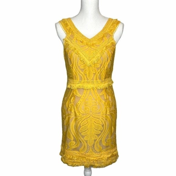 Ryse the Label Kinsley Lace Fringe Dress NWT - Picture 1 of 11